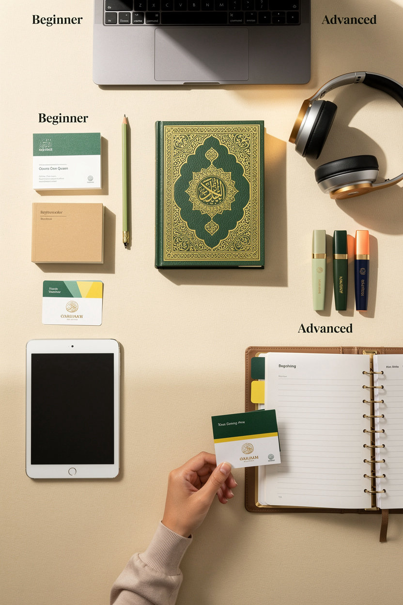 Sawsan Academy for Quran Studies online course catalog - comprehensive beginner and advanced Quran learning programs